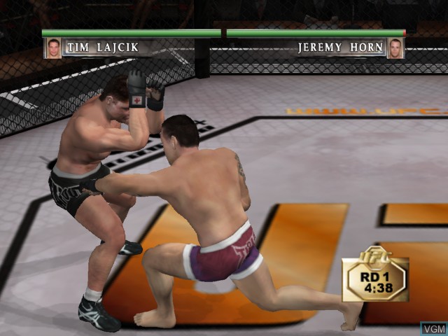 Image in-game du jeu Ultimate Fighting Championship - Tapout sur Microsoft Xbox