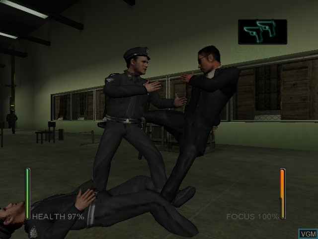 Image in-game du jeu Enter the Matrix sur Microsoft Xbox
