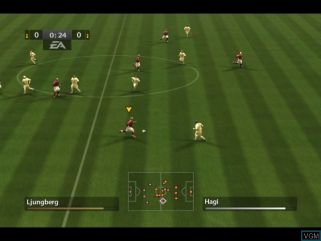 Image in-game du jeu FIFA 06 sur Microsoft Xbox
