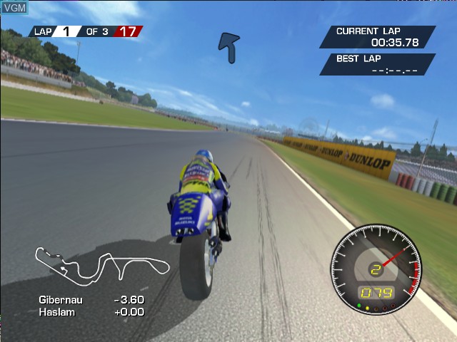Image in-game du jeu MotoGP sur Microsoft Xbox