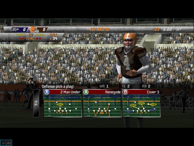 Image in-game du jeu Madden NFL 08 sur Microsoft Xbox