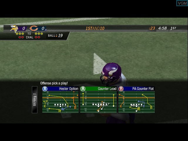 Image in-game du jeu Madden NFL 09 sur Microsoft Xbox