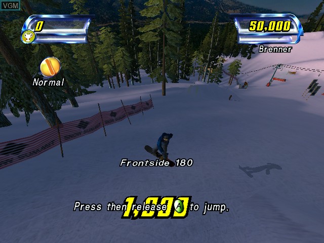 Image in-game du jeu Amped - Freestyle Snowboarding sur Microsoft Xbox