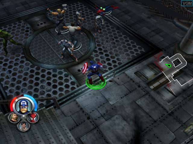 Image in-game du jeu Marvel - Ultimate Alliance sur Microsoft Xbox