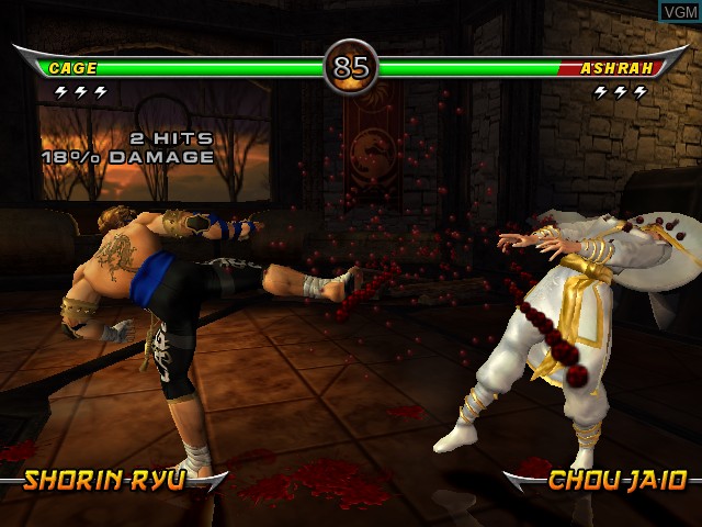 Image in-game du jeu Mortal Kombat - Armageddon sur Microsoft Xbox