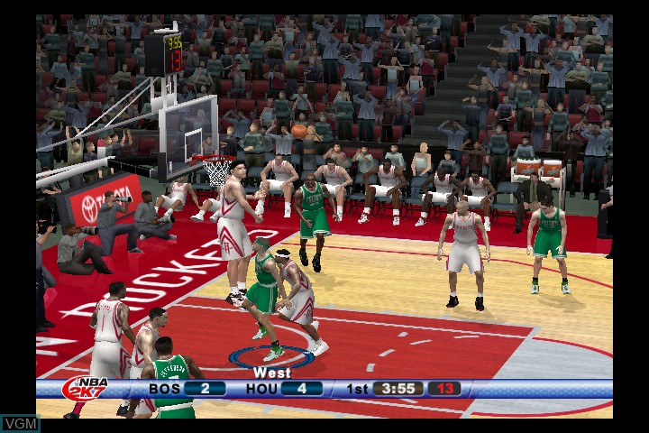 Image in-game du jeu NBA 2K7 sur Microsoft Xbox