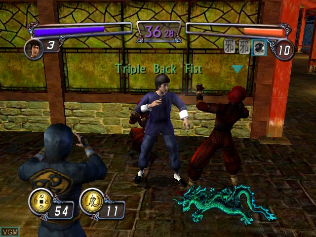 Image in-game du jeu Bruce Lee - Quest of the Dragon sur Microsoft Xbox