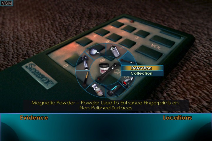 Image in-game du jeu CSI - Crime Scene Investigation sur Microsoft Xbox
