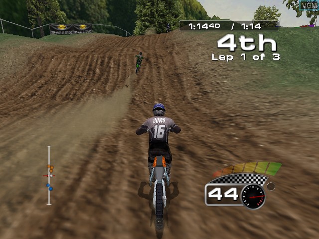 Image in-game du jeu MX 2002 featuring Ricky Carmichael sur Microsoft Xbox