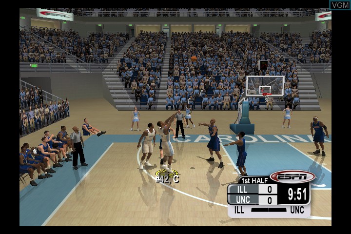 Image in-game du jeu NCAA College Basketball 2K3 sur Microsoft Xbox