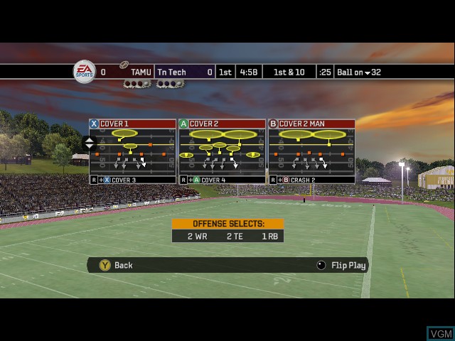 Image in-game du jeu NCAA Football 07 sur Microsoft Xbox