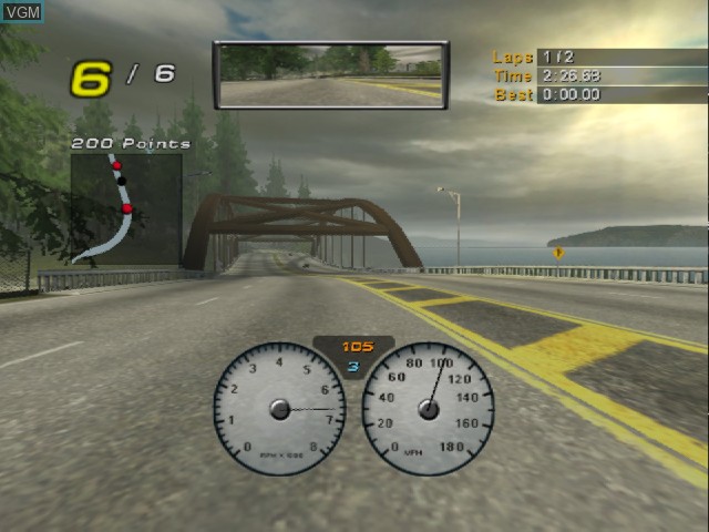 Image in-game du jeu Need for Speed - Hot Pursuit 2 sur Microsoft Xbox