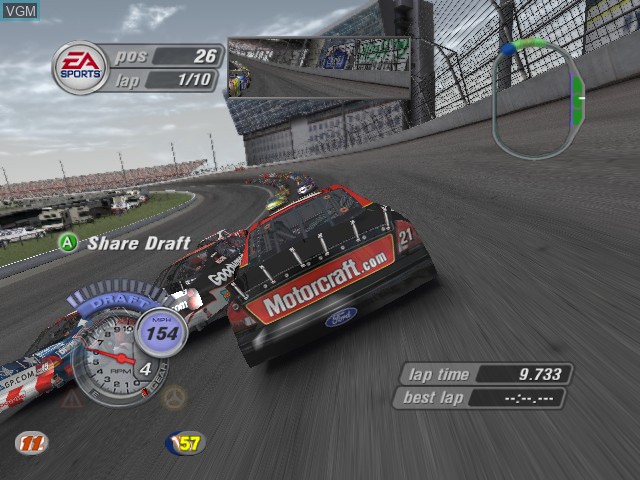 Image in-game du jeu NASCAR Thunder 2004 sur Microsoft Xbox