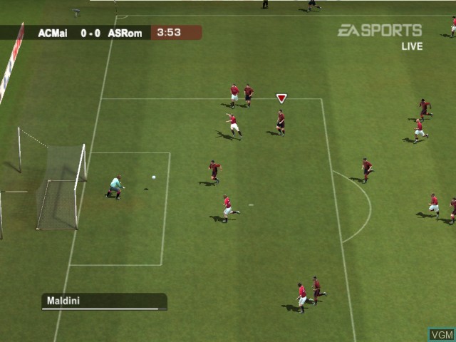 Image in-game du jeu FIFA Football 2004 sur Microsoft Xbox