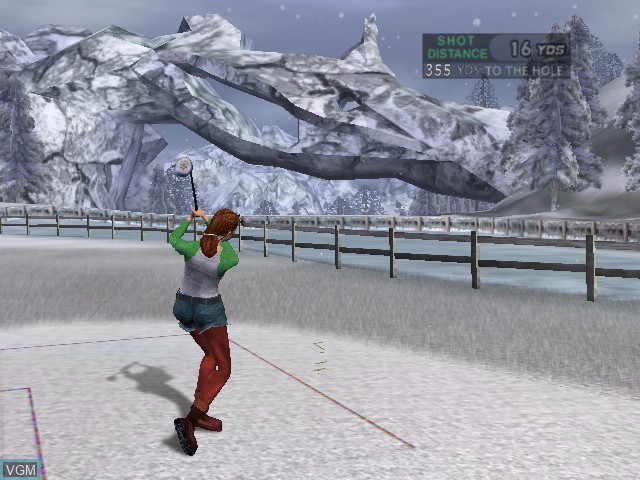 Image in-game du jeu Outlaw Golf - 9 Holes of X-Mas sur Microsoft Xbox