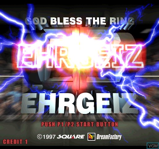 Image de l'ecran titre du jeu Ehrgeiz sur Zinc