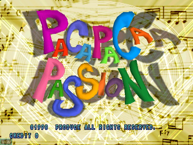 Image de l'ecran titre du jeu Paca Paca Passion sur Zinc