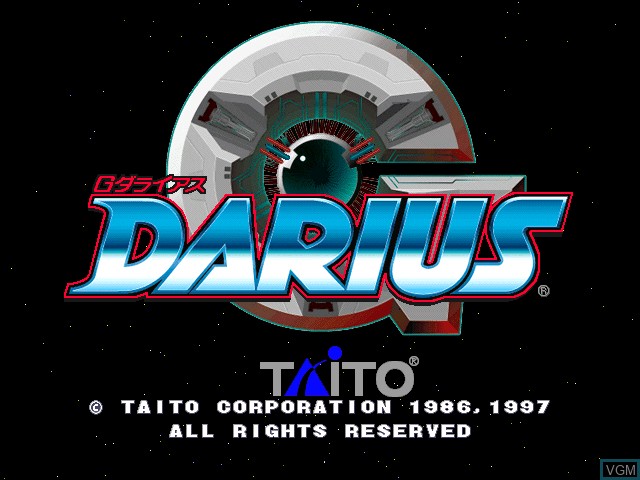 Image de l'ecran titre du jeu G-Darius sur Zinc