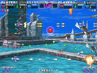 Image in-game du jeu G-Darius sur Zinc