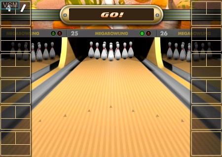 Image du menu du jeu Mega Bowling sur Tapwave Zodiac