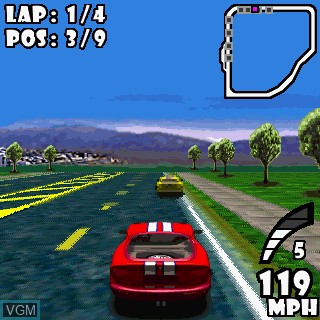 Image in-game du jeu GTS Racing Challenge sur Tapwave Zodiac