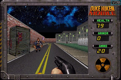 Image in-game du jeu Duke Nukem Mobile sur Tapwave Zodiac