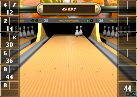 Image in-game du jeu Mega Bowling sur Tapwave Zodiac