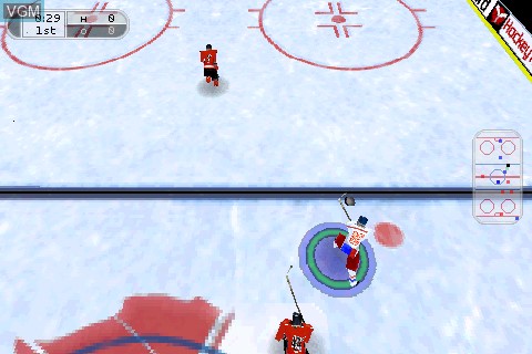 Image in-game du jeu Hockey Rage 2004 sur Tapwave Zodiac